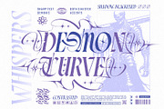 Demon Stars Typeface, a Blackletter Font by alit design (Thumbnail 1 of 20)
