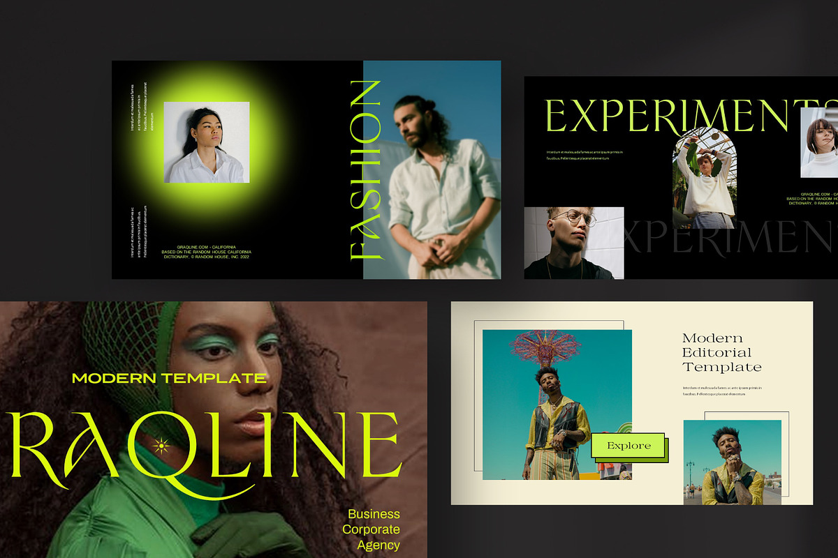 Graqline Bundle Presentation Pack, a Presentation Template by Rocket Template (Photo 7 of 15)