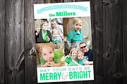 NOEL: 5x7 Xmas Card Template, a Card Template by Saunter Studios (Thumbnail 2 of 3)