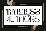 Timeless Authors Font, a Serif Font by 177Studio (Thumbnail 1 of 8)