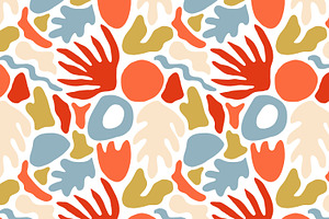 Abstract Shapes Seamless Patterns