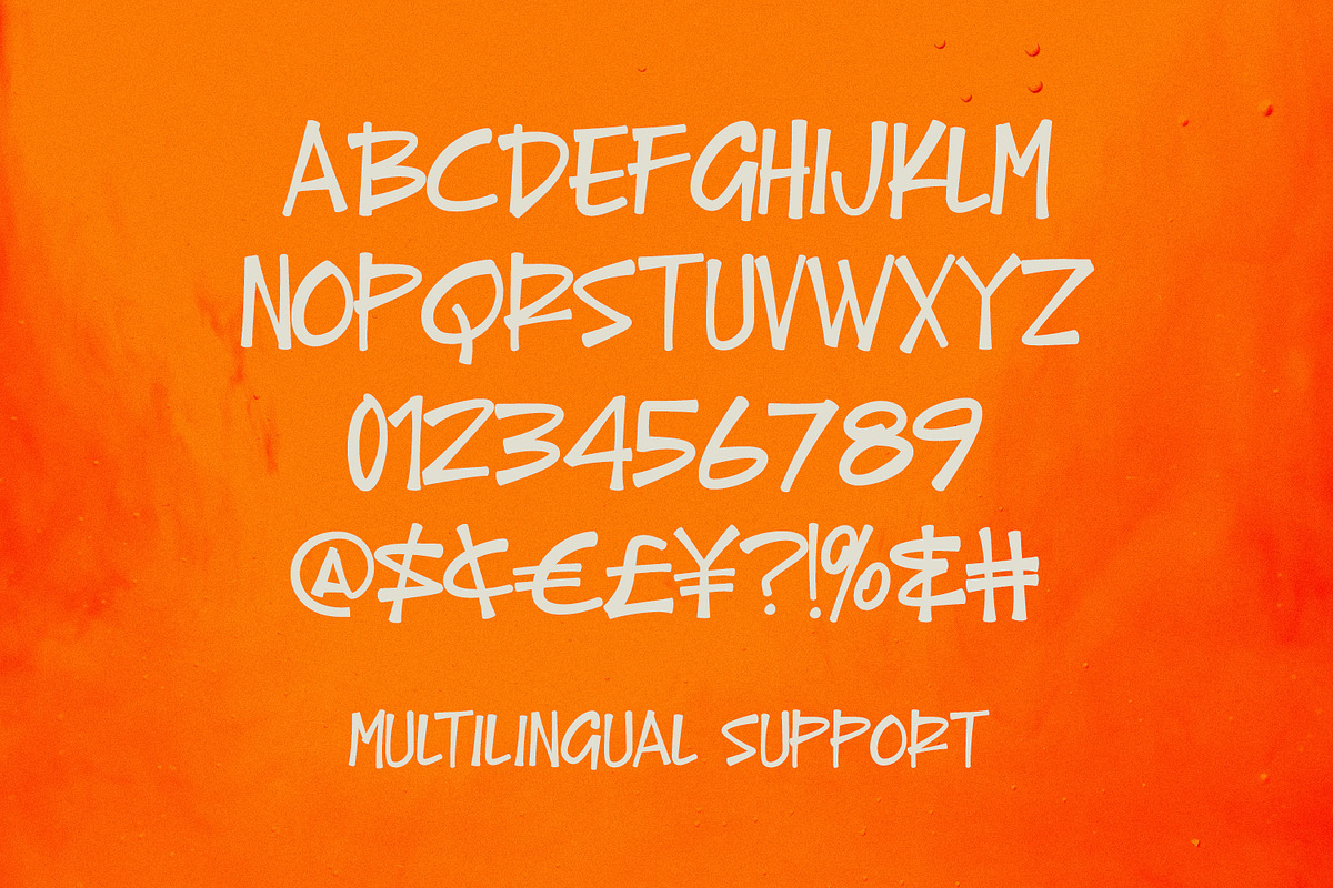 Baquan Starlay Font Handmade Style, a Sans Serif Font by Maulana Creative (Photo 4 of 7)