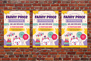 Purple Birthday Invitation Flyer Set, a Flyer Template by Aiyari Graphic (Thumbnail 3 of 3)