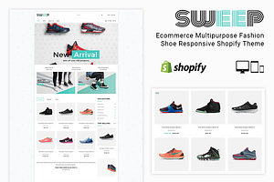 Sweep Fashion Shoe Shopify Theme