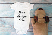 29 Baby Bodysuit mockup bundle., a Print Template by MockupMarket (Thumbnail 23 of 30)