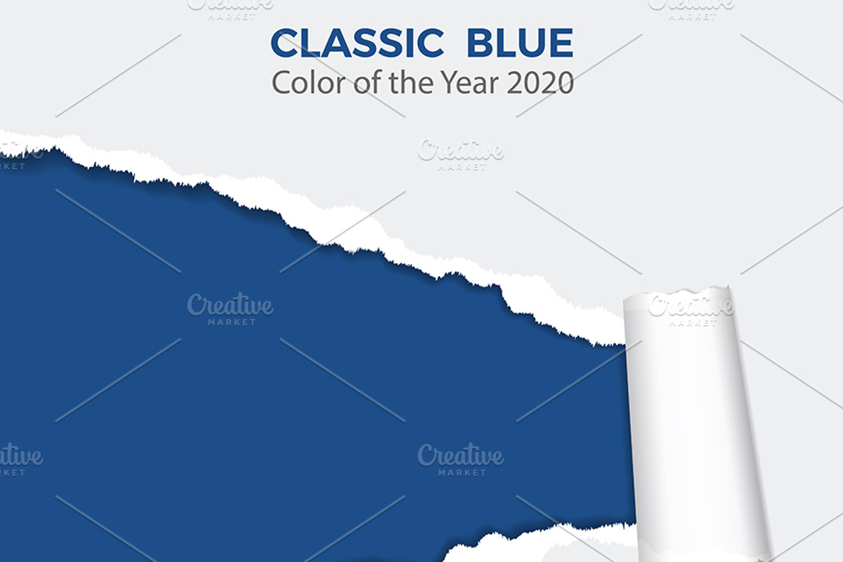 Color of the Year 2020 Classic Blue, a Decorative Illustration by TAlex (Photo 6 of 6)