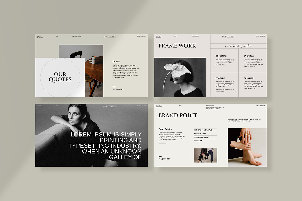 Brand Strategy GoogleSlides Template, a Presentation Template by SparkPro (Photo 8 of 9)