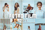 20 Lightroom Presets Retro Film p1, a Preset Add-On by PerfectStudioPresets (Thumbnail 1 of 10)