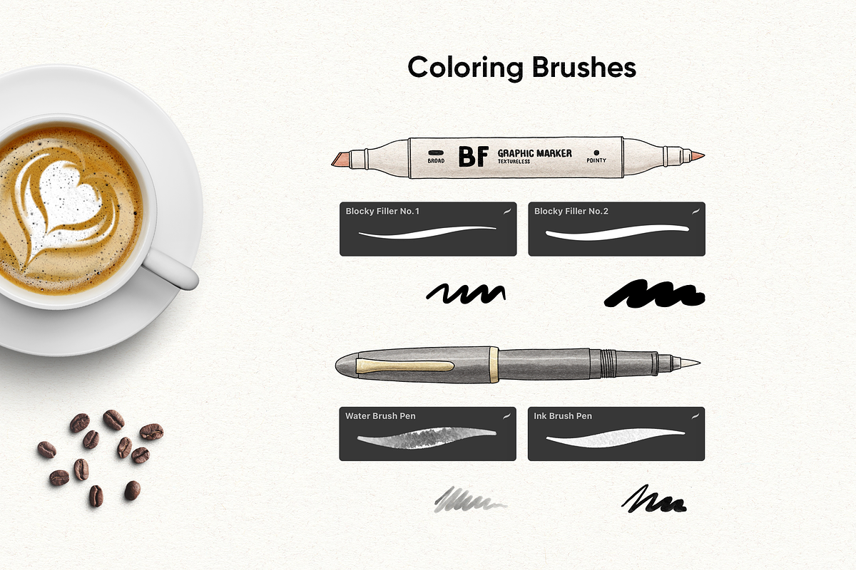 Mangaka Studio for Procreate, a Brush Add-On by Jinro (Photo 9 of 13)