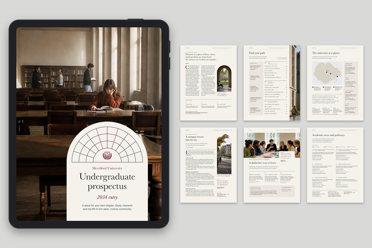 University Prospectus Digital, a Brochure Template by BrandPacks (Photo 2 of 6)