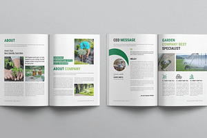 Agriculture Garden Brochure Template