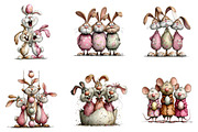 Watercolor Easter Animals Clipart, an Illustration by Sublimation Artist (Thumbnail 6 of 7)