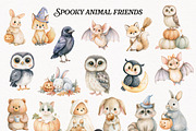 Halloween Atelier Clipart Bundle, an Animal Illustration by PaintPixelCo (Thumbnail 2 of 13)