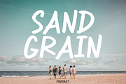 Sand Grain, a Font by Pinisi ART (Thumbnail 1 of 10)