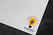 Lightbulb & Electric Logo Design, a Branding & Logo Template by YUDesignStore (Thumbnail 7 of 8)