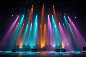Concert Stage Lighting Design Colorf, a Photo by Pixeness Studio
