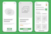 Clean Mobile App UI Kit Template, an UI Kit Template by MightyDesign (Thumbnail 2 of 7)