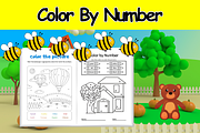 Color By Number Spring Pages, a Templates & Theme by Premium Digital Templates (Thumbnail 1 of 3)