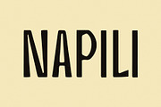 Napili | A Tropical Display Font, a Sans Serif Font by Taylor Penton (Thumbnail 1 of 5)