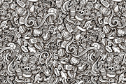 Fast Food Graphics Patterns, a Pattern Graphic by BALABOLKA (Thumbnail 5 of 7)