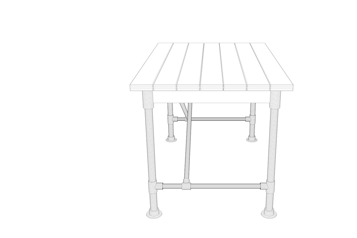 Kullaberg Desk, a Furniture 3D Model by 3D Furnishing (Photo 8 of 8)