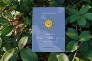 Modern Nursery Birth Card, a Card Template by Filip Studio (Thumbnail 4 of 4)