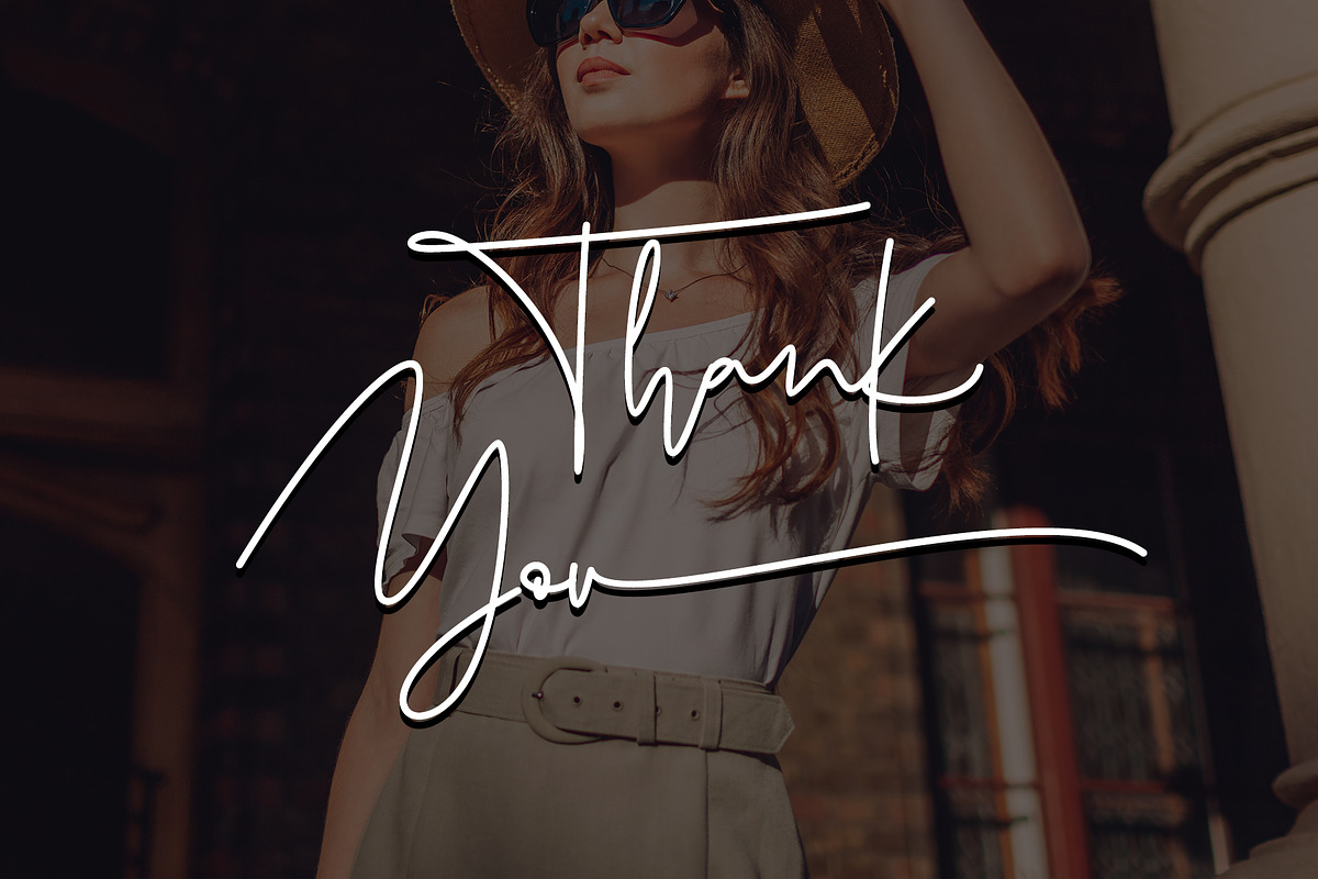Fashion Signature, a Script Font by Letterara (Photo 10 of 10)