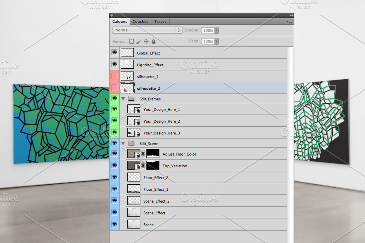 Gallery Exhibition Mockup - 05, a Print Template by Formelier (Photo 2 of 5)