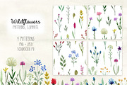 Watercolor Wildflowers, a Decorative Illustration by Slastick (Thumbnail 3 of 8)