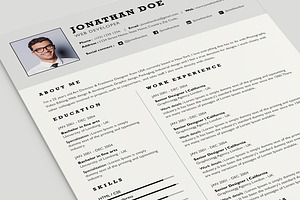 Professional Resume Set