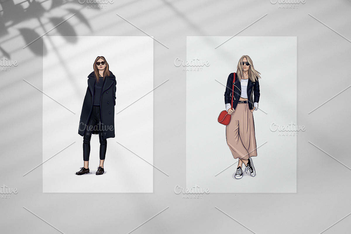 Fashion VECTOR illustrations, a Person Illustration by Natalka Dmitrova art (Photo 9 of 12)