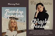 Eliavony Retro Script, a Script Font by madeDeduk (Thumbnail 4 of 8)