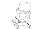 125x Kids of the World for Coloring, an Education Illustration by asantosg (Thumbnail 5 of 23)