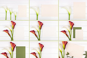 Set Mockups. FLOWERS, a Print Template by Mockups4you (Thumbnail 4 of 6)