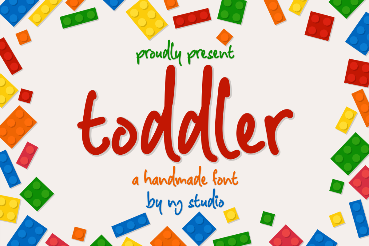 toddler, a Script Font by NJ Studio (Photo 1 of 7)