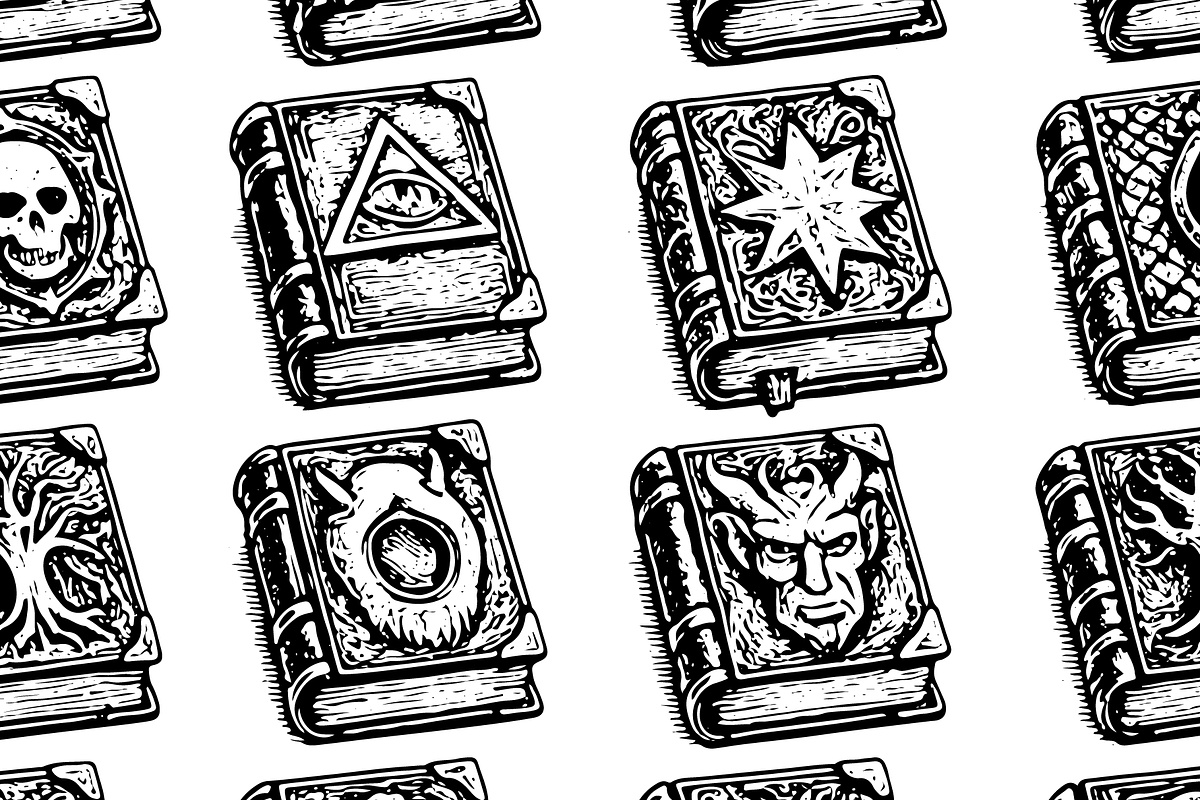 Mystical Occult Spellbook Collection, an Object Graphic by RT Studio (Photo 4 of 4)