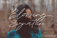 Blowing - Handwritten Signature