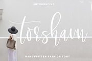 Torshavn Script, a Script Font by Creamy Script (Thumbnail 6 of 6)