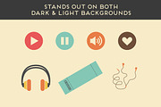 Things in Music Festivals-44 Vectors, an Illustration by Little Pixel Shop (Thumbnail 5 of 5)