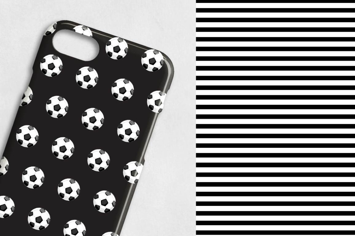 SOCCER BALL Pattern collection, a Pattern Graphic by PrettyPatterns (Photo 3 of 5)
