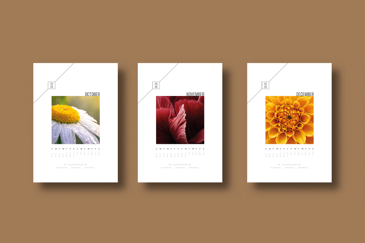 2026 Photo Wall Calendar Design, a Stationery Template by MightyDesign (Photo 5 of 8)