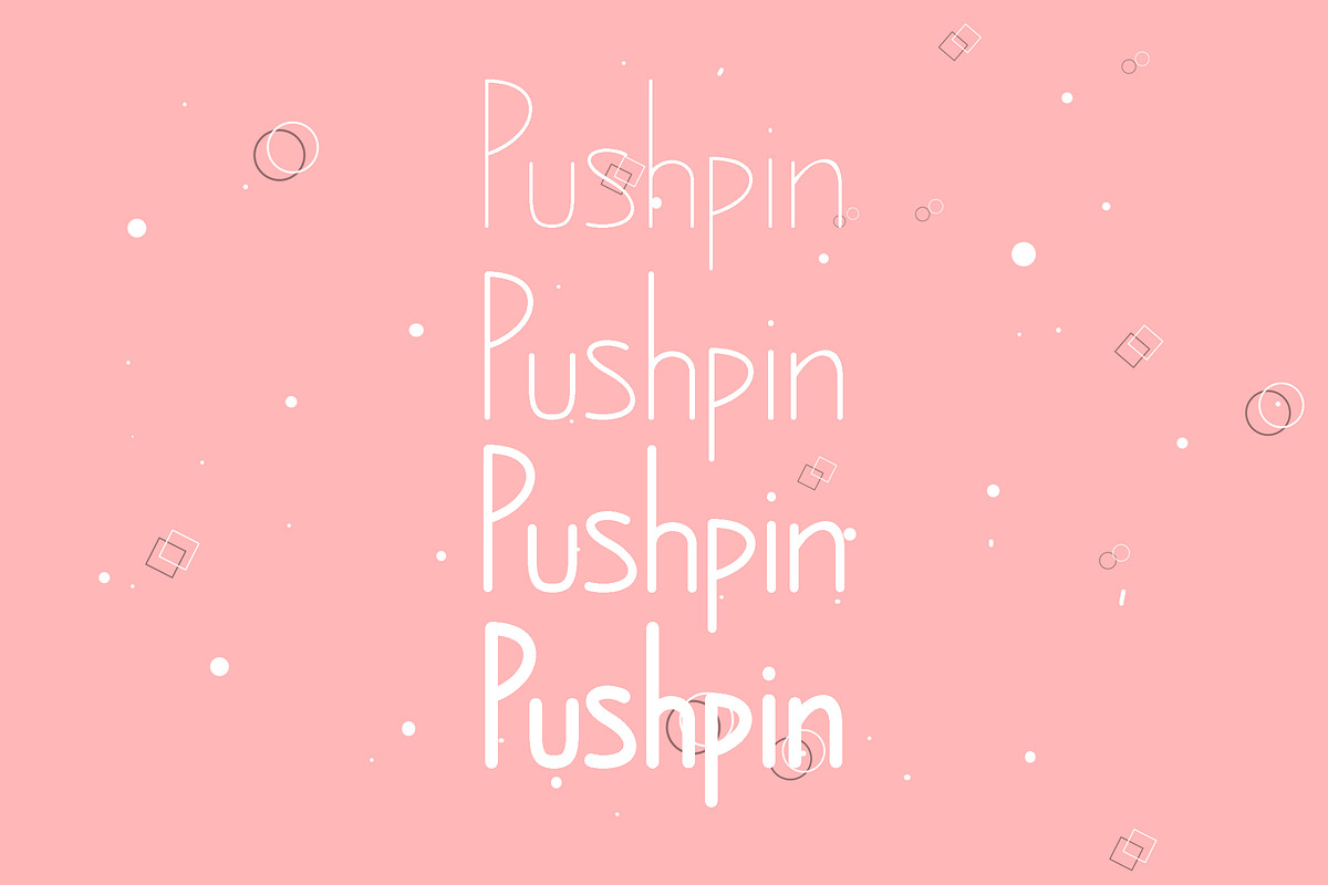 Pushpin a modern and friendly, a Sans Serif Font by Fontcastle (Photo 5 of 6)