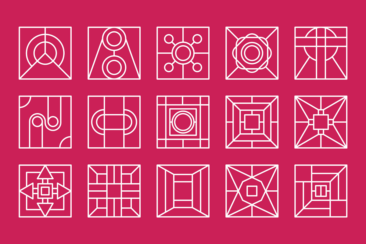 Square Forms Vol 11, an Outline Icon by Tekuni (Photo 9 of 13)