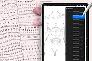 Procreate - Ornamental Tattoo Brush, a Brush Add-On by DiBrush Studio (Thumbnail 6 of 7)