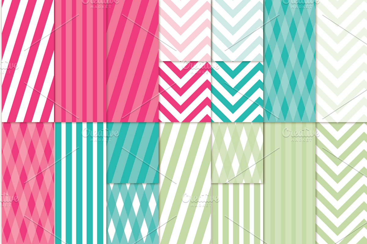 Candy Colour 48 Pattern Set preview 2