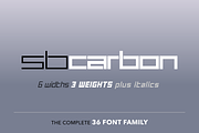 Carbon - Square font, a Font by SelfBuild Type (Thumbnail 2 of 15)