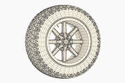 OFF ROAD WHEEL AND TIRE 7, a Cars & Vehicle 3D Model by NNAVAS 3D (Thumbnail 6 of 9)