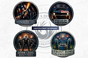 Fourth of July party Slogans PNG V1, a Seasonal Illustration by ThatsDesignArt (Thumbnail 9 of 10)