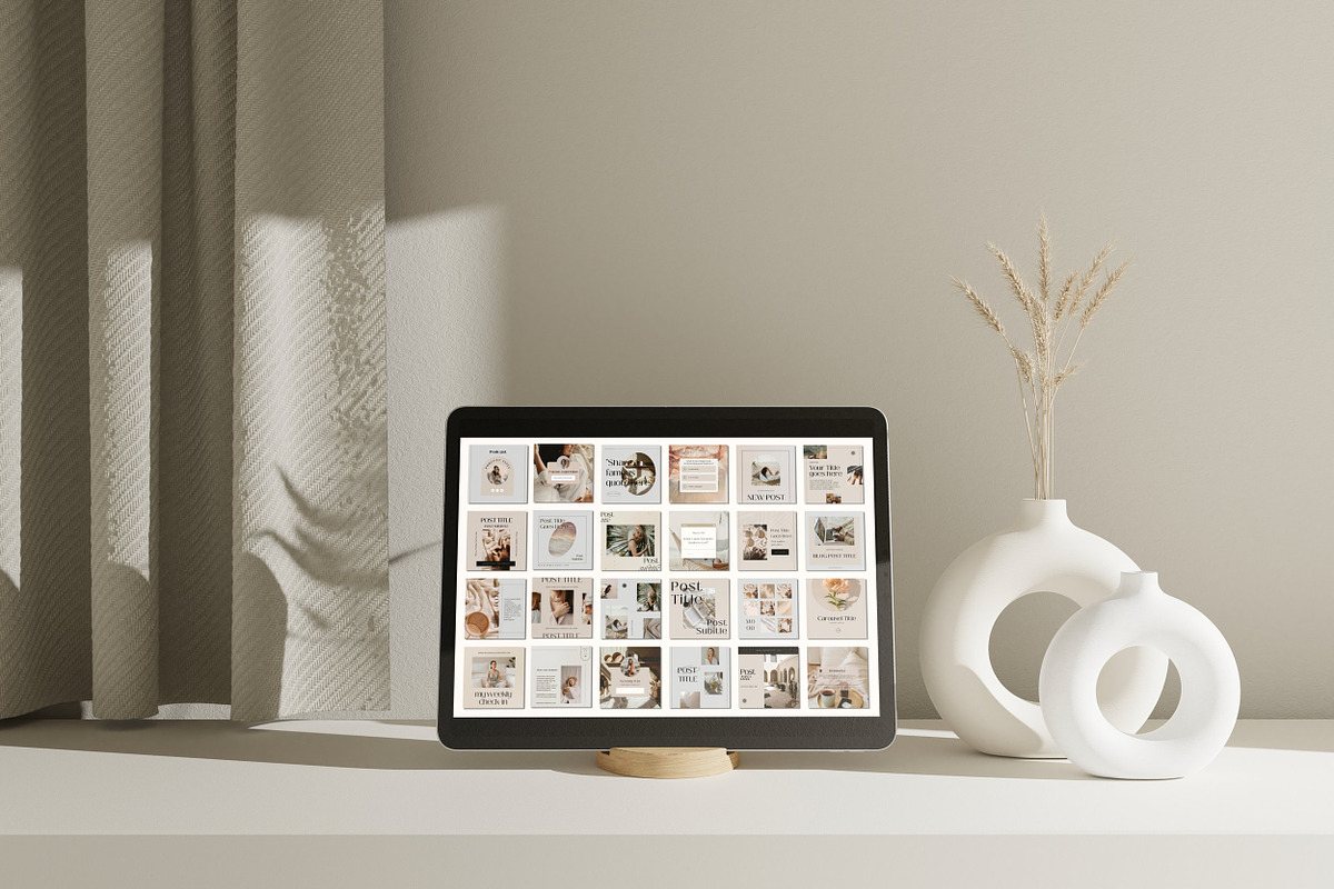 Chic Champagne Social Templates, a Templates & Theme by Amado Brand Design Studio (Photo 2 of 6)