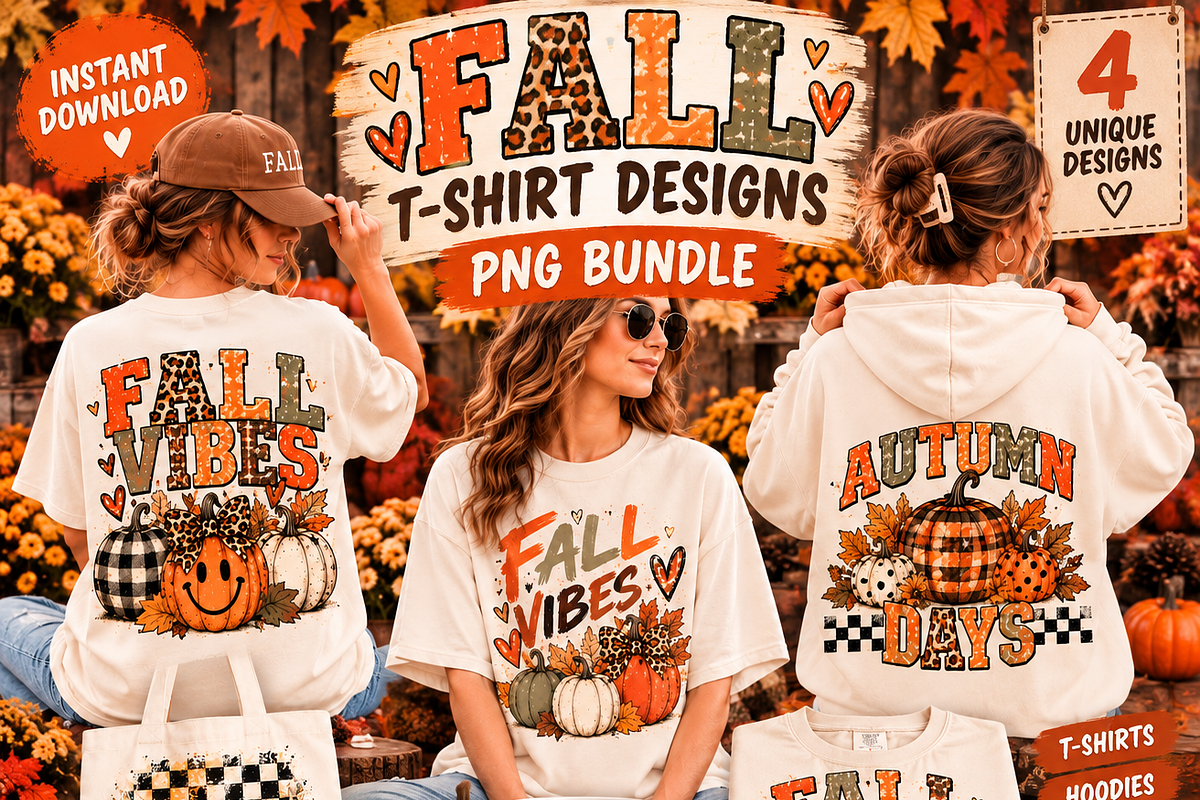 PUMPKIN SEASON FALL BUNDLE 38 PNG, an Object Graphic by ElDesignState (Photo 1 of 20)